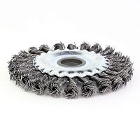 Щетка дисковая жгутовая Д125x13x22,2, ворс сталь 0,50 (13-012) | код EB-DST4L | EuroBrush