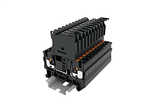 TP4-HESI(5x20)-BK Клемма TP с выносным держателем предохранителя, 4мм2, чер., шт | код TP4-HESI(5x20)-BK | SUPU