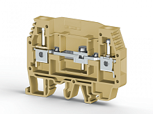 370 500, Клеммник измерительный без тест. разъемов, 6мм.кв., (бежевый), WGO1 | код 0.0.0.3.70500 | KLEMSAN