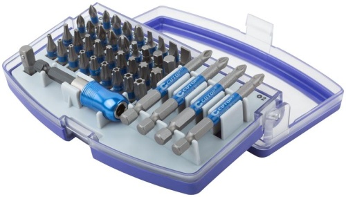 Набор бит в пластиковом боксе ''Монтажный'', profi, 42 предмета | код 83-869 | FIT фото 2