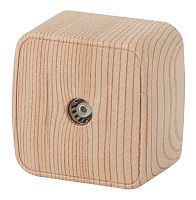 Розетка TV одиночная, ОУ, Polo, сосна, 3-301-11 | код Б0036111 | ЭРА