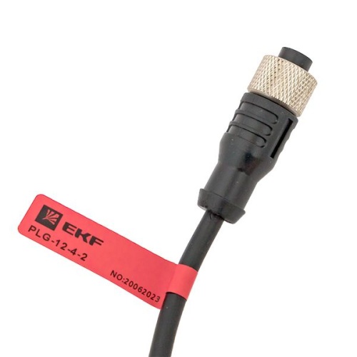 Кабель-разъем М12 4-PIN прямой PLG-12-4-2 | код PLG-12-4-2 | EKF фото 3 Кабель-разъем М12 4-PIN прямой PLG-12-4-2 | код PLG-12-4-2 | EKF фото 3