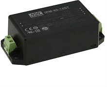 Источник питания AC-DC, 80.4Вт, вход 80…305В AC, 47…63Гц / 113…431В DC, выход 12В/6700мА, КПД 92%, изоляция 4000В AC, в корпусе 109х52х33.5мм, -30…+80С, клем. колодка | код IRM-90-12ST | MeanWell