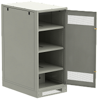 ITK LINEA B Шкаф (пустой) 1350х600мм дверь метал. сер. | код LB35-13H69-M | ITK by IEK