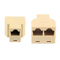 Разветвитель US-09A RJ45 8P8C (розетка) -> 2x8P8C (розетки) | код US-09A | Cablexpert