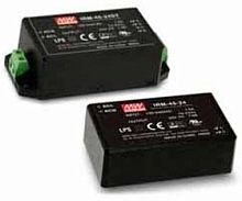 Источник питания AC-DC, 45.1Вт, вход 85...264В AC 47...440 Гц, выход 48В/0.94А, изоляция 3000В AC, в корпусе на плату 87x52x29.5мм, -30...+70C | код IRM-45-48 | MeanWell