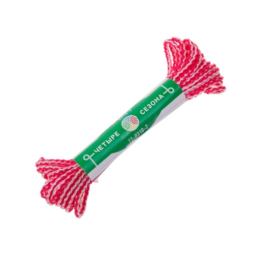 Шнур ?3 мм ЧЕТЫРЕ СЕЗОНА 10 м цветной | код 77-0310-2 | ЧЕТЫРЕ СЕЗОНА