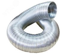 Воздуховод гибкий алюминиевый гофрированный, 50мкм, D150 | код A15VA | Auramax