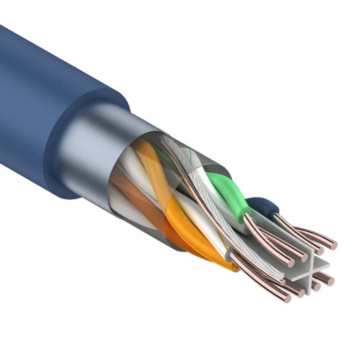 Кабель витая пара FTP 4PR 23AWG CAT6 (бухта 305 м) (01-0147) | Rexant