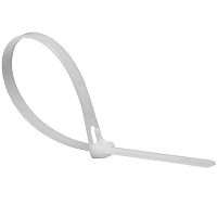 Хомут многоразовый RUICHI СМР, нейлон, 150х7,5 мм, белый, упаковка 100 шт. | код 113775 | Ruichi