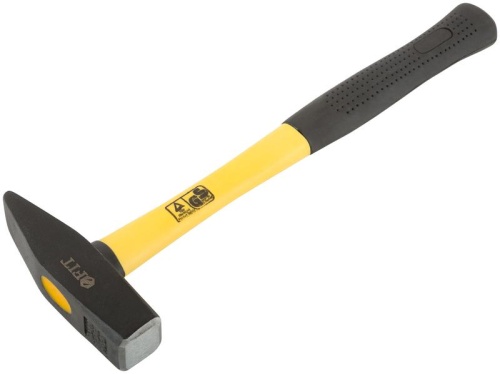 Молоток кованый, фиберглассовая ручка 600 гр | код 44286 | FIT фото 2