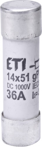 Предохранитель CH 14x51 gPV 25A 1000V (10kA) | код 002637109 | ETI