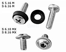 Винт крепежный, 100шт. | код S 6.16 MX | ПРОВЕНТО