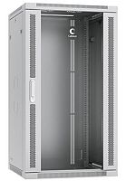 Cabeus SH-05F-22U60/45 Шкаф телекоммуникационный настенный 19 22U 600x450x1082mm (ШхГхВ) дверь стекло, цвет серый (RAL 7035) | код 7162c | Cabeus