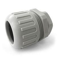 Муфта вводная усиленная (IP68) для гофрированных труб серая ВМУ-ГТ-16 (М20) Промрукав | код PR08.3272 | ПРОМРУКАВ