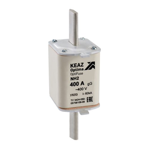 Вставка плавкая OptiFuse NH2-355-400AC-0-gG-УХЛ3 (12 шт.) КЭАЗ | код 251319 | КЭАЗ Вставка плавкая OptiFuse NH2-355-400AC-0-gG-УХЛ3 (12 шт.) КЭАЗ | код 251319 | КЭАЗ