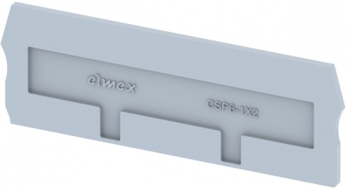 Концевая пластина для клемм, синяя CSP16-1X2-BLUE | код 3911180001 | Elmex Концевая пластина для клемм, синяя CSP16-1X2-BLUE | код 3911180001 | Elmex