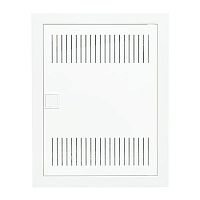 Встраиваемый слаботочный щит Nova 2 габарит с металлической перфорированной дверью IP40 EKF | код nv-mb-pmd-2 | EKF