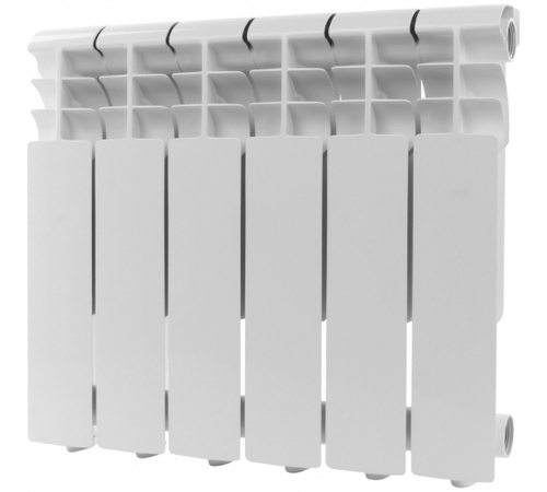 Радиатор алюминиевый Profi 350 6 секций RAL9016 (86621) | код RG008P1IPH30BC | Rommer