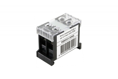 Блок зажимов БЗД-2 до 2,5 мм2 20A TDM | код SQ0531-0302 | TDM Блок зажимов БЗД-2 до 2,5 мм2 20A TDM | код SQ0531-0302 | TDM