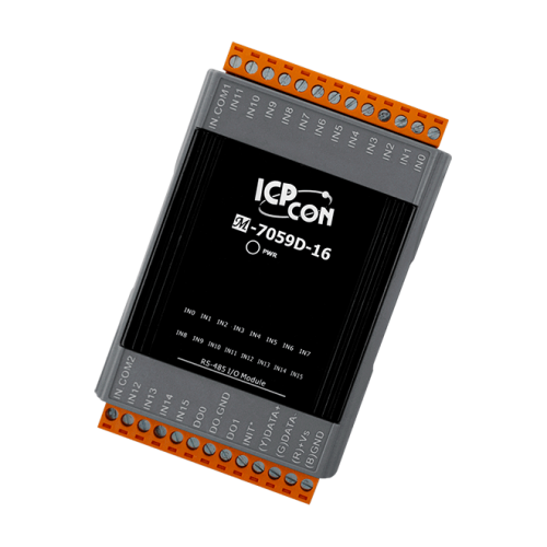 M-7059D-16-G CR 16-ch Isolated DI (Wet, 10~80 VAC/15~80 VDC) Module with LED Display using DCON and Modbus Protocols (Gray Cover) (RoHS) | код 00-06134807 | ICP DAS