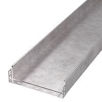 Лоток неперфорированный Стандарт HDZ 300х80х3000 (0,8 мм) (6 м/уп) Промрукав | код PR16.1215 | ПРОМРУКАВ