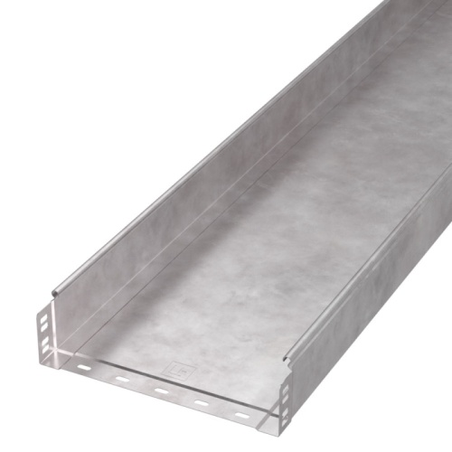 Лоток неперфорированный Стандарт HDZ 300х80х3000 (0,8 мм) (6 м/уп) Промрукав | код PR16.1215 | ПРОМРУКАВ