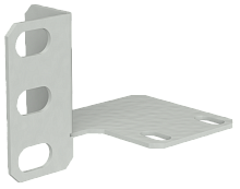 ITK Кронштейн 19дюйм для крепл. выкл. ВПК стекл. дверь серый | код LN35-KRKV-G | ITK by IEK