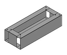 Цоколь 15.60.25 для ЩМПг Гранит IP66 | код mb66-cok1 | EKF