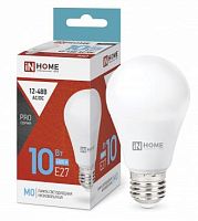 Лампа светодиодная низковольтная LED-MO-PRO 10Вт 12-48В Е27 6500К 900лм | код 4690612038056 | IN HOME