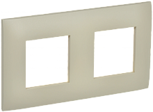 SKANDY Рамка 2-мест. SK-F02B беж. IEK | код SK-M22-K10 | IEK