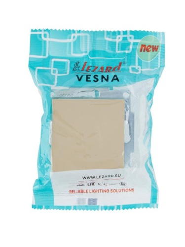 VESNA Выключатель золото | код 742-3688-100 | LEZARD фото 5