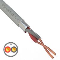 Кабель огнестойкий REXANT КПСЭнг(А)-FRLSLTx 1x2x0,50 мм кв, бухта 200 м | код 01-4930-1 | REXANT