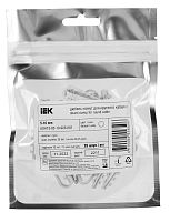 Дюбель-хомут 5-10мм для круглого кабеля нейлон бел. (уп.25шт) | код UDH13-05-10-025-K01 | IEK