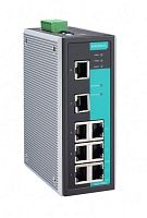 Коммутатор EDS-408A-EIP-T Managed Ethernet Switch, 8 x 10/100BaseT(X) ports, Ethernet IP enabled, t:-40/+75 | код 00-06078138 | MOXA