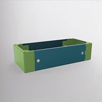 Передние панели цоколя для щита EC 1000x100мм, 2шт с монт. компл RAL5020 | код ECZP1000 | ETA