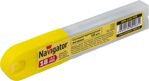 Лезвие сменное 80 283 NEM-Ls01-H10 18х0.5мм (уп.10шт) Navigator 80283 фото 4