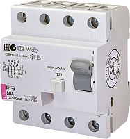 Реле дифференциальное (УЗО) EFI-4 80/0,5 тип AC (10kA) | код 002065145 | ETI