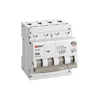 Выключатель автоматический дифференциального тока 4п (3P+N) C 40А 30мА тип AC 6кА АВДТ-63N электронный PROxima EKF D63N46E40C30