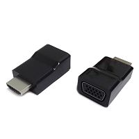 Переходник HDMI -> VGA Cablexpert A-HDMI-VGA-001, 19M/15F | код A-HDMI-VGA-001 | Cablexpert