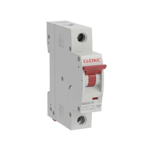 Автоматический выключатель модульный YON max типа MD63H, 10кА, 1 полюс, хар-ка B, 40А | код MD63H-1PB40 | DKC