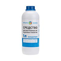 Средство для выгребных ям и дачных туалетов, 1 литр ЧЕТЫРЕ СЕЗОНА | код 63-0001 | ЧЕТЫРЕ СЕЗОНА