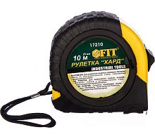 Рулетка прорезиненный корпус ''Хард'' 10 м x 25 мм | код 17210 | FIT