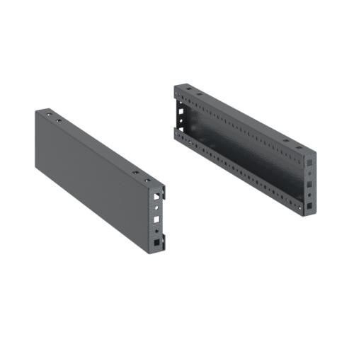 Панели цоколя для корпусов CQE & CQE N, ШхГ 1200 мм, В=100 мм, RAL7011, комплект - 2 шт. | код R5NFP120 | DKC