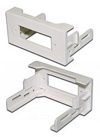 Вставка Mosaic 22.5x45 под дуплексный адаптер SC, белая | код LAN-WA-LP-2SC-WH | LANMASTER