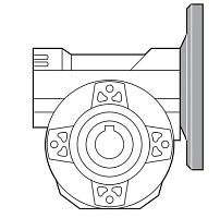 Выходной фланец 200 мм к X52A, X53A, X62A, X63A, FA42. | код KX5A9011 | INNOVARI