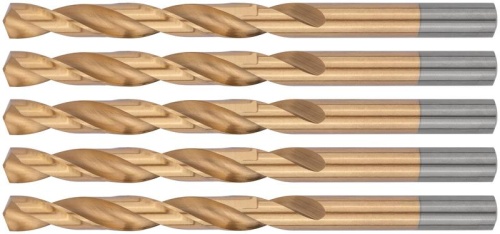 Сверла HSS по металлу, титановое покрытие 9.0 мм (5 шт) | код 34190 | FIT фото 4 Сверла HSS по металлу, титановое покрытие 9.0 мм (5 шт) | код 34190 | FIT фото 4