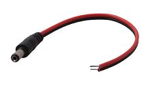 Разъем питания штекер 2.5х5.5x10 мм с проводом 20 см REXANT | код 14-0324 | REXANT