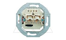 Basic 55 - Розетка телефонная 2хRJ-11 4 конт. (лицевая накладка заказывается отдельно) | код 13010416 | ABB