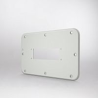 Панель кабельного ввода с вырезом под установку панели с фланцами для щита EC, 210x55, 2шт с монт. прин., RAL 7035 | код ECIF0002 | ETA